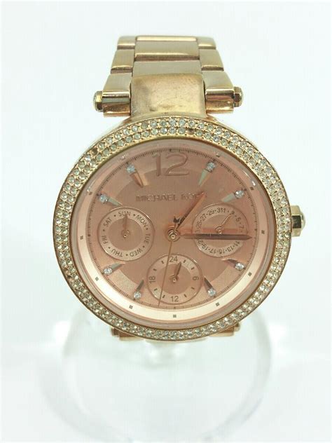 michael kors rhinestone watch